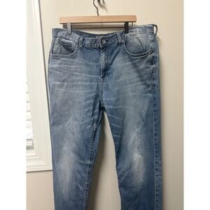 BKE Denim Seth Straight Leg Light Wash Jeans Mens Size 38 XL LONG